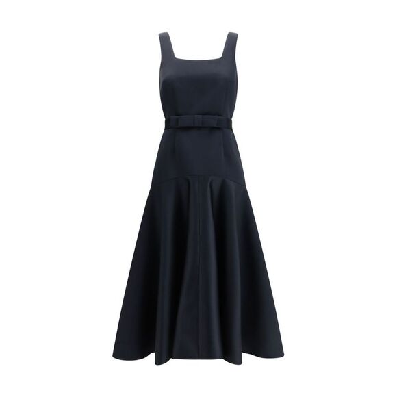 P.A.R.O.S.H. Blue Polyester Casual Women's Dress